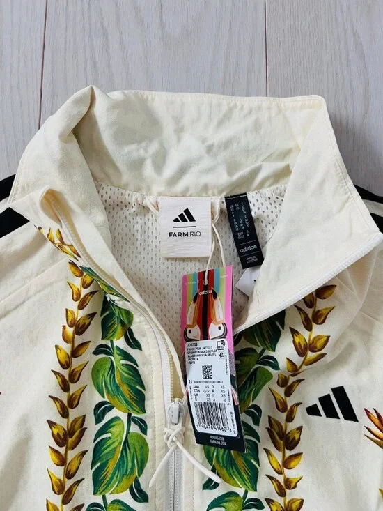 Adidas x Farm JD6304 Tropical Print Zip Jacket ( XS ) - Picture 6 of 7